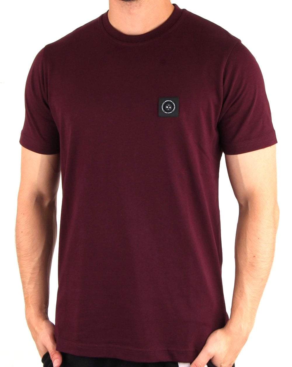 Marshall Artist – Siren – Kurzarm-T-Shirt in Burgunderrot