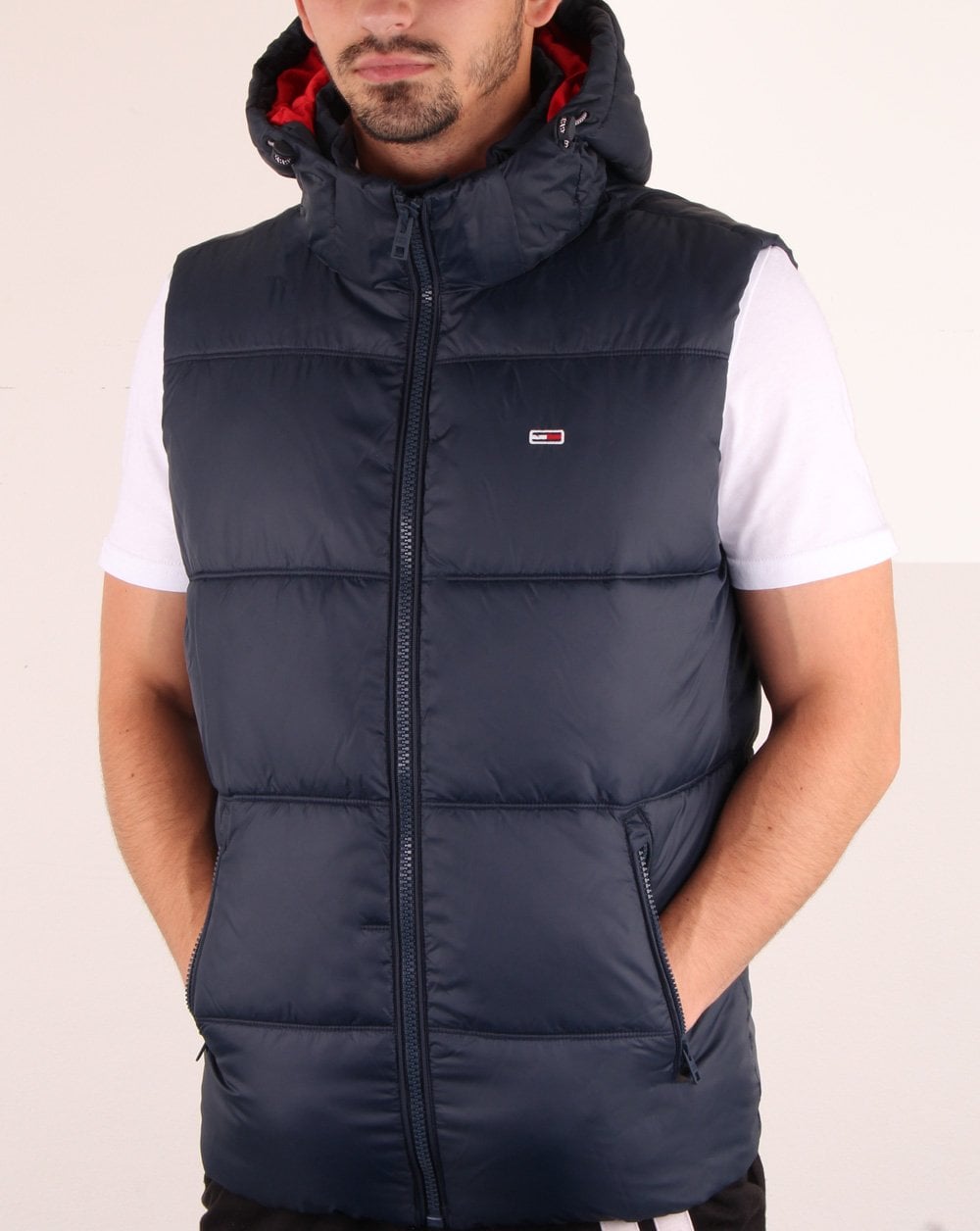 Tommy Hilfiger Kapuzenweste Marineblau