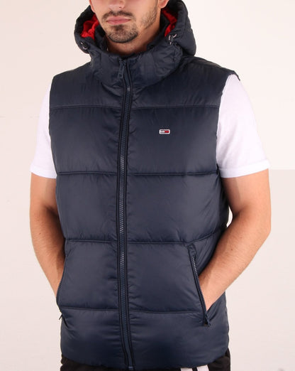 Tommy Hilfiger Kapuzenweste Marineblau