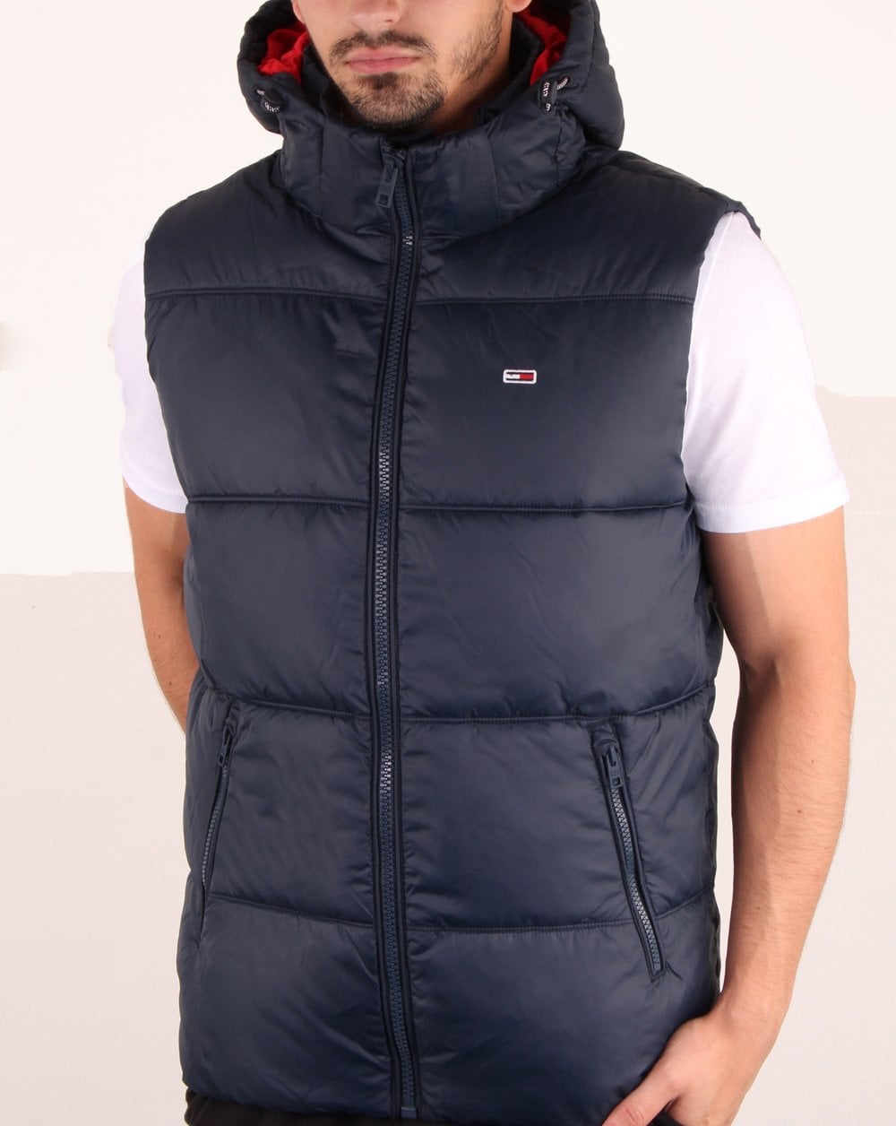 Tommy Hilfiger Kapuzenweste Marineblau