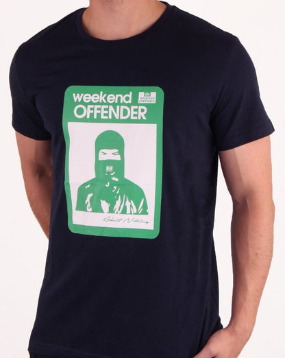 Weekend Offender Marciano T-Shirt Marineblau