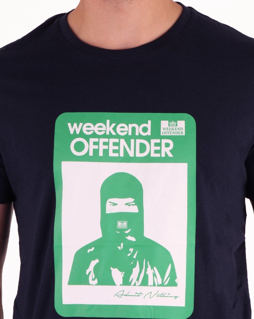 Weekend Offender Marciano T-Shirt Marineblau