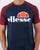 Ellesse T Shirt Navy/burgundy