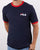 Fila Vintage Rosco T Shirt Navy/red/white