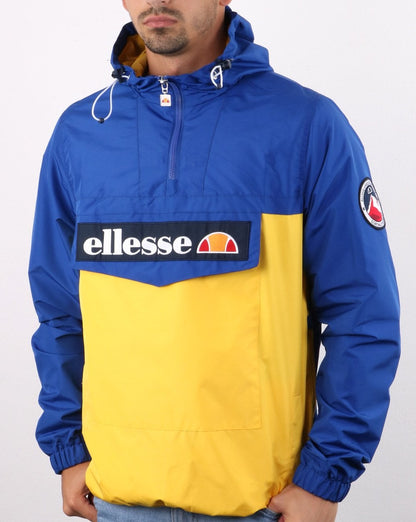 Ellesse Quarter Zip Jacke Blau/Gelb