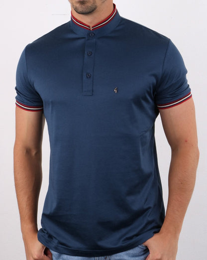 Gabicci Vintage Convoy Poloshirt Storm