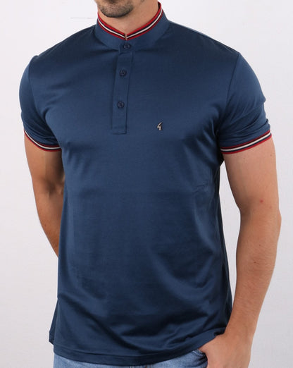 Gabicci Vintage Convoy Poloshirt Storm
