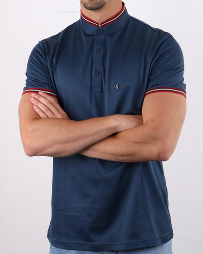 Gabicci Vintage Convoy Poloshirt Storm