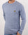 Lyle And Scott Cable Jumper Stone Blue