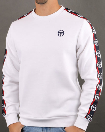 Sergio Tacchini Delaco Sweatshirt Weiß/Marineblau