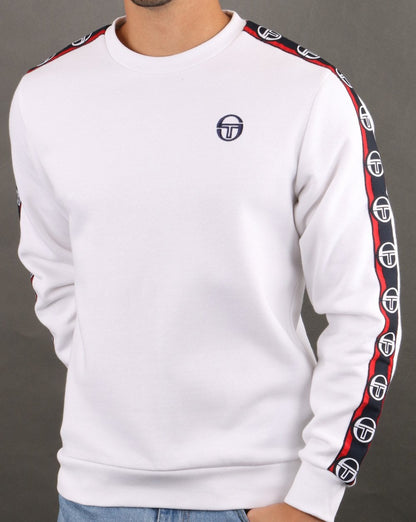 Sergio Tacchini Delaco Sweatshirt Weiß/Marineblau