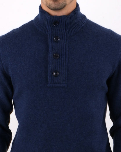 Barbour Patch Half Zip Pullover Dunkelblau