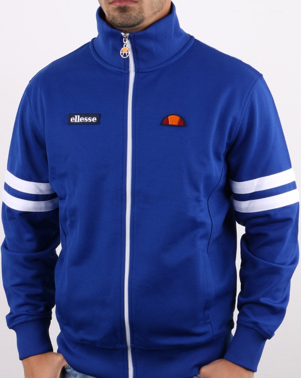 Ellesse Roma Trainingsjacke Blau/Weiß