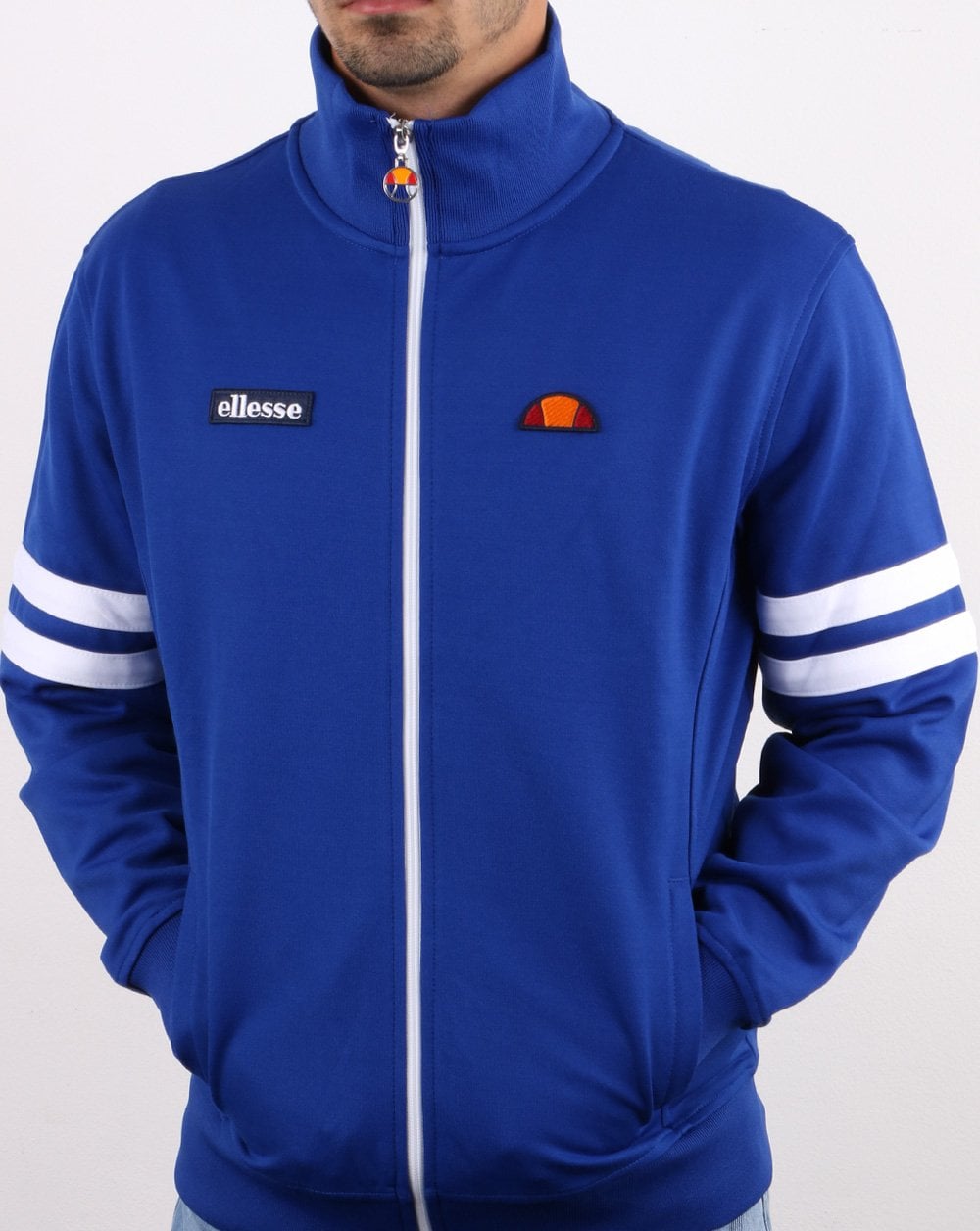 Ellesse Roma Track Top Blue/White