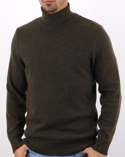 Barbour Leahill Roll Neck Olive