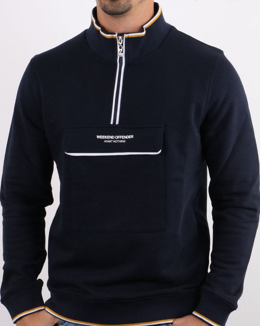 Weekend Offender Zocalo Sweatshirt, Marineblau