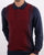 Ben Sherman Long Sleeve Stripe Knit Polo Dark Navy
