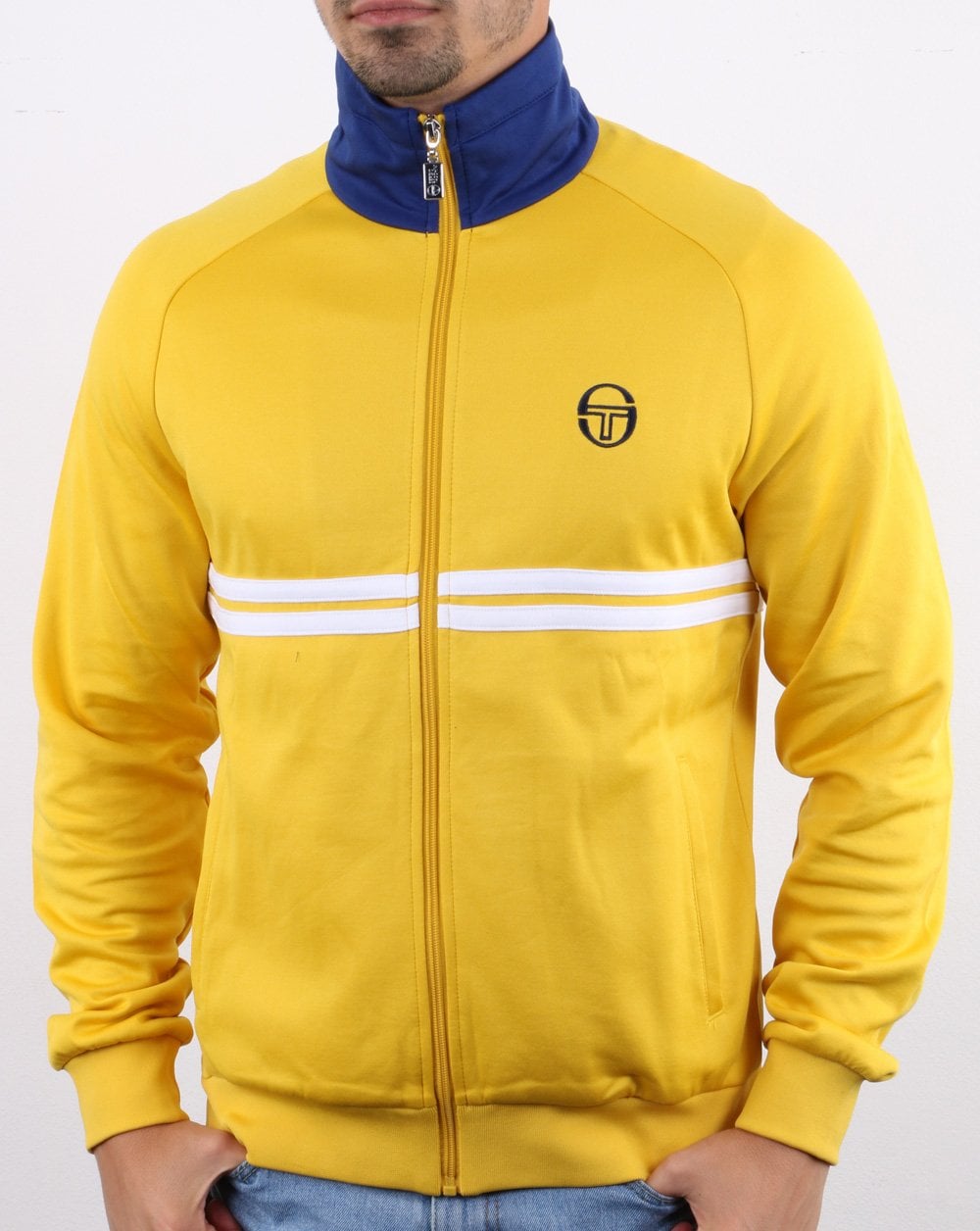 Sergio Tacchini Dallas Trainingsjacke Gelb/Vintage Blau