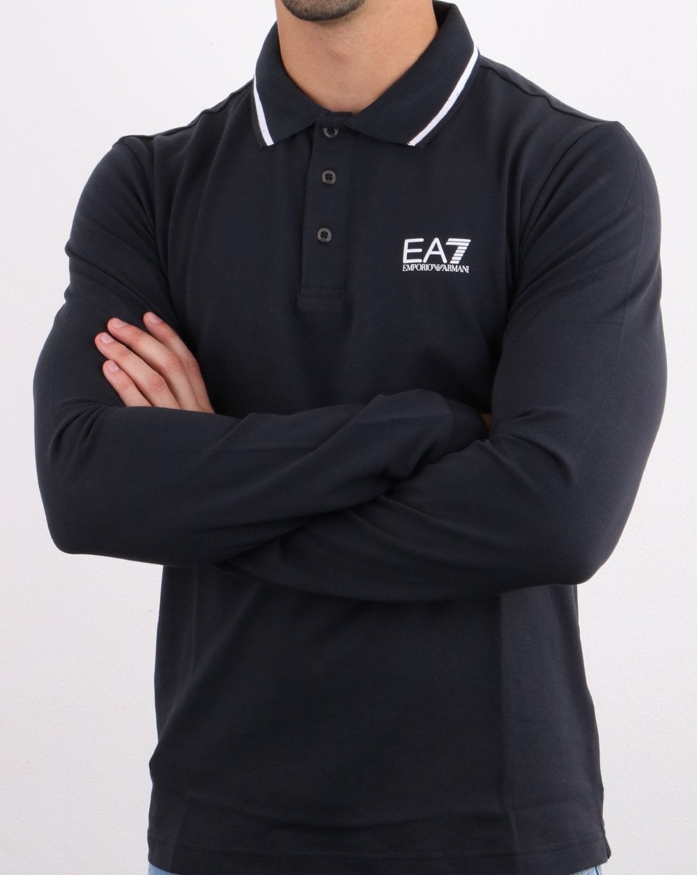 Emporio Armani EA7 Polo Shirt Navy Blue