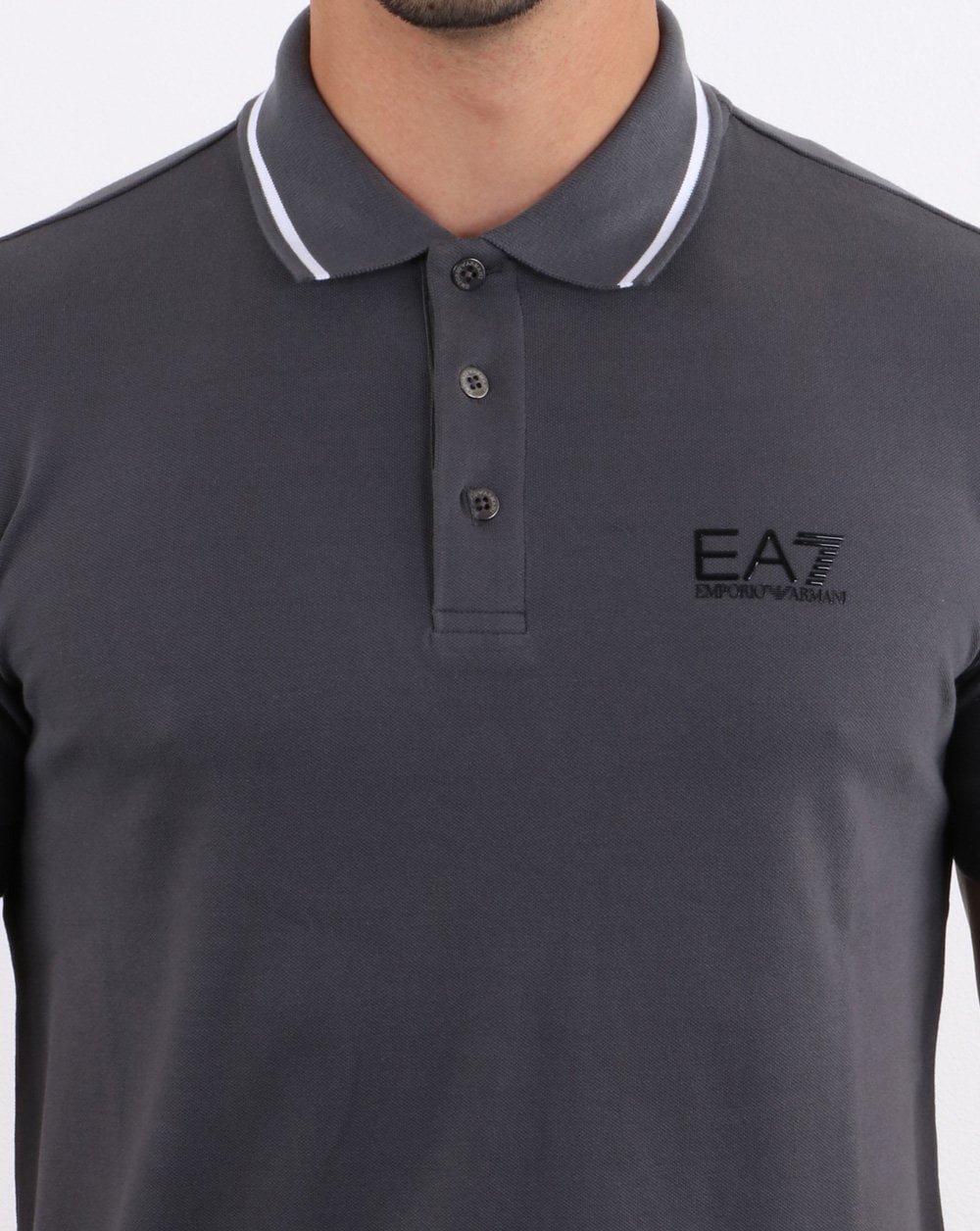 Emporio Armani EA7 Poloshirt Anthrazit