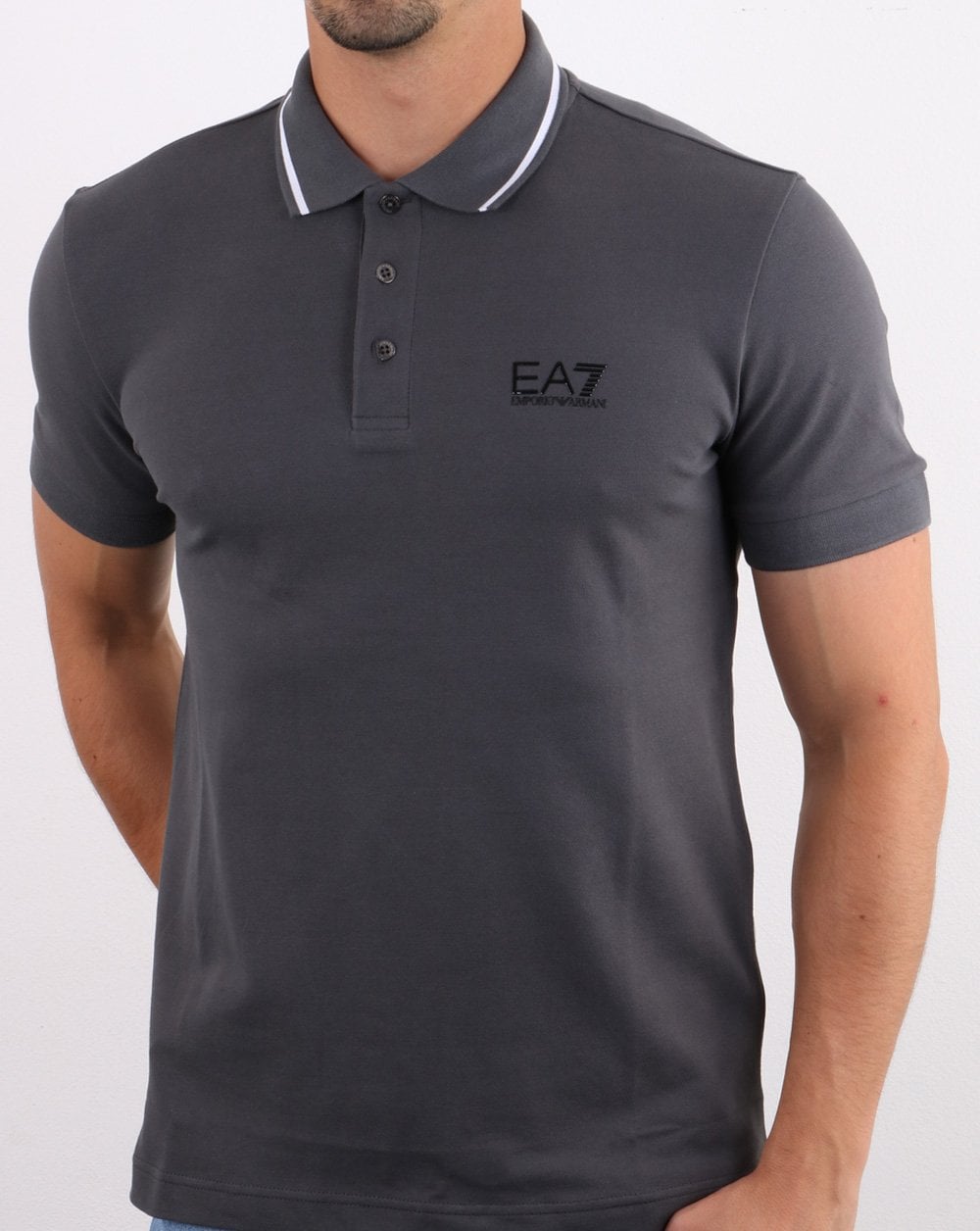 Emporio Armani EA7 Poloshirt Anthrazit