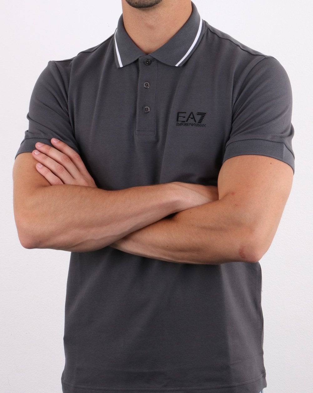 Emporio Armani EA7 Poloshirt Anthrazit
