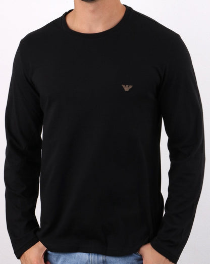 Emporio Armani Langarm-T-Shirt Schwarz