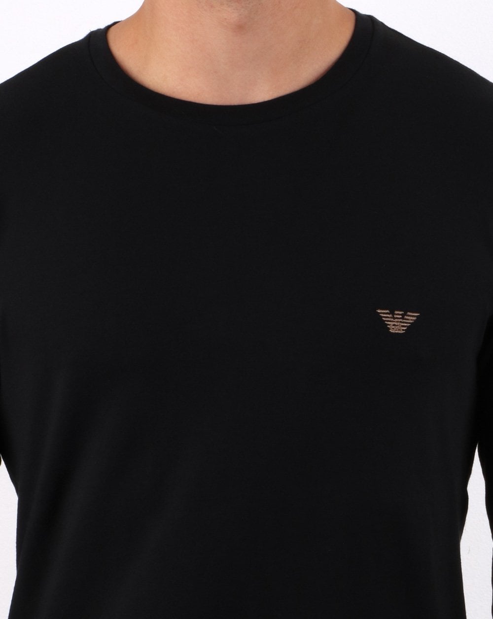 Emporio Armani Langarm-T-Shirt Schwarz