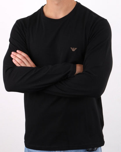 Emporio Armani Langarm-T-Shirt Schwarz