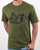 Peaceful Hooligan Outline T-shirt Green