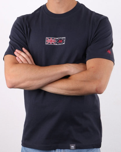Peaceful Hooligan Finest T-Shirt Marineblau