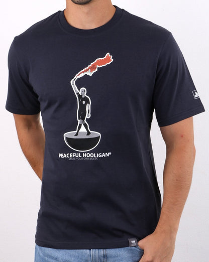 Peaceful Hooligan Schiedsrichter T-Shirt Marineblau