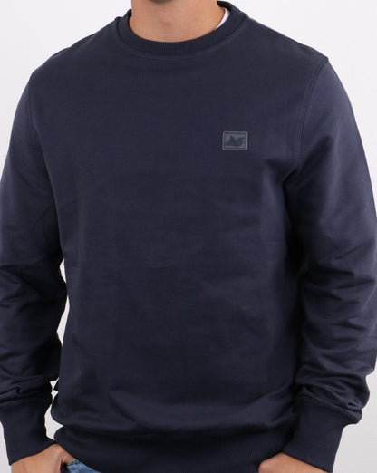 Peaceful Hooligan Johnson Sweatshirt Marineblau