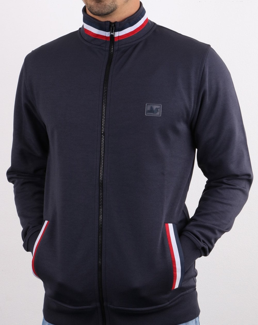 Peaceful Hooligan Boddington Trainingsjacke Marineblau