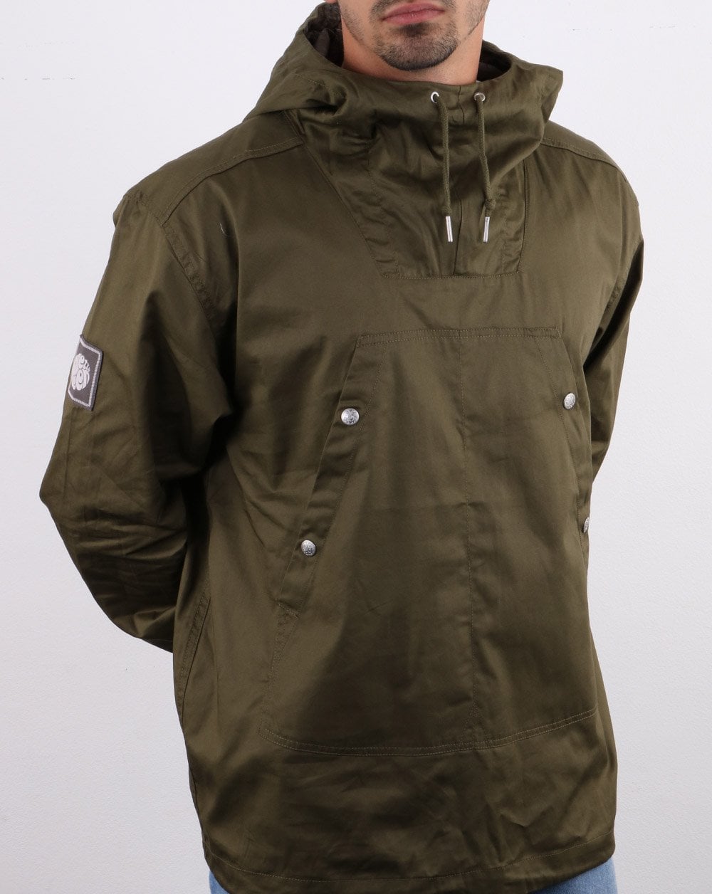 Pretty Green Overhead Jacket Military Green