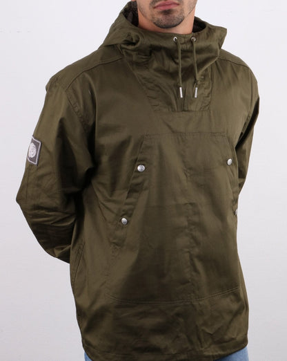 Pretty Green – Überziehjacke in Militärgrün