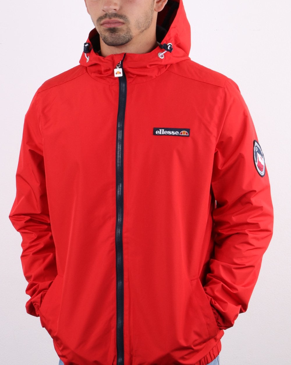 Ellesse Coated Shell Jacket Red