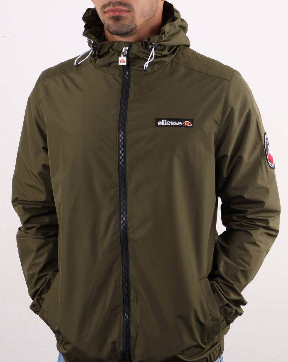 Ellesse Coated Terrace Jacket Khaki