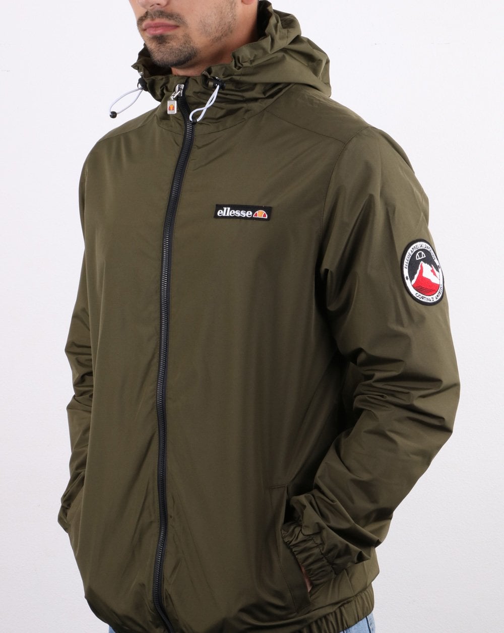 Ellesse Coated Terrace Jacket Khaki