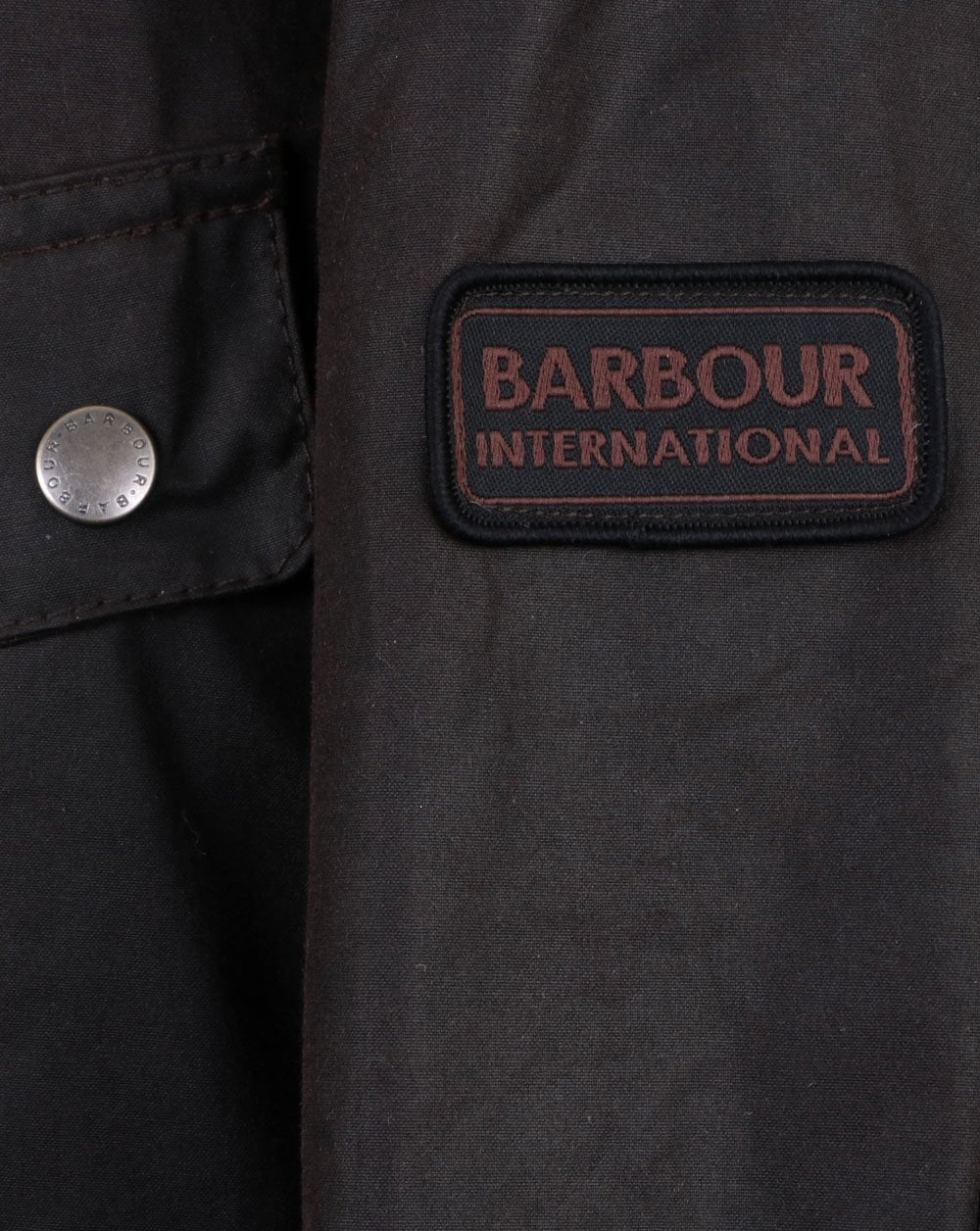 Barbour International Duke Wax Jacket Rust