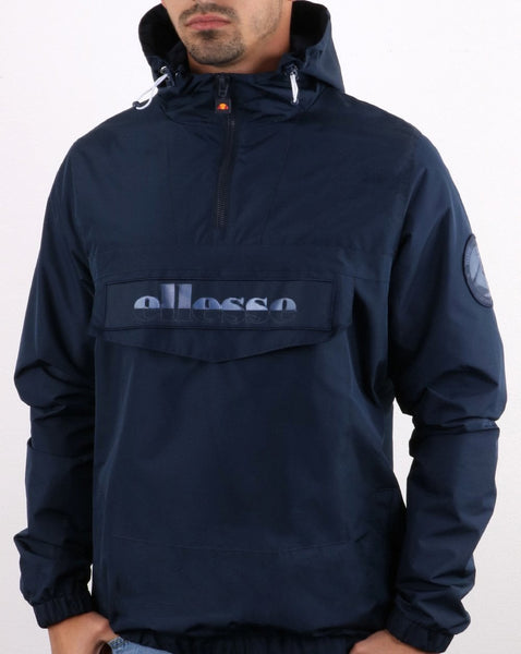Ellesse Quarter Zip Reflective Jacket Navy