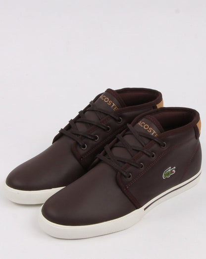 Lacoste Ampthill Trainer Dunkelbraun/Hellbraun
