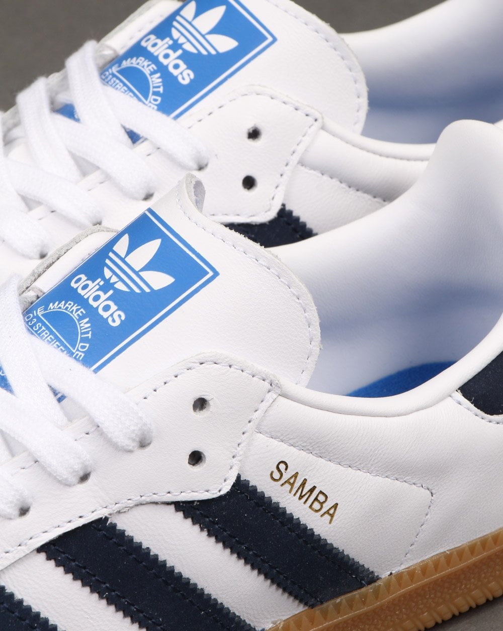 Adidas Samba Og Trainer Weiß/Marineblau