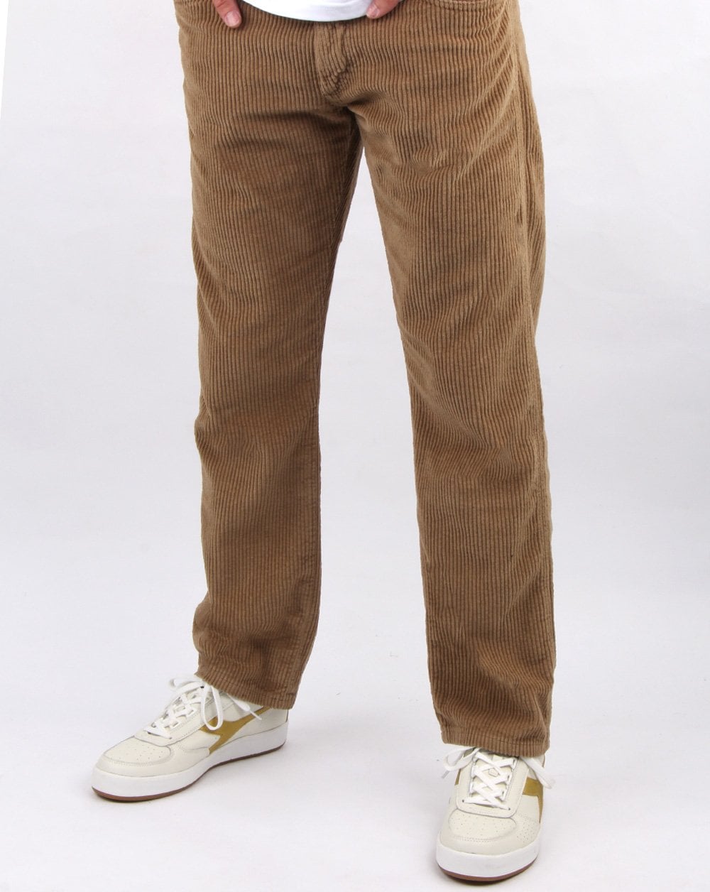 Lois Dallas Straight Jumbo Cordhose in dunklem Sand