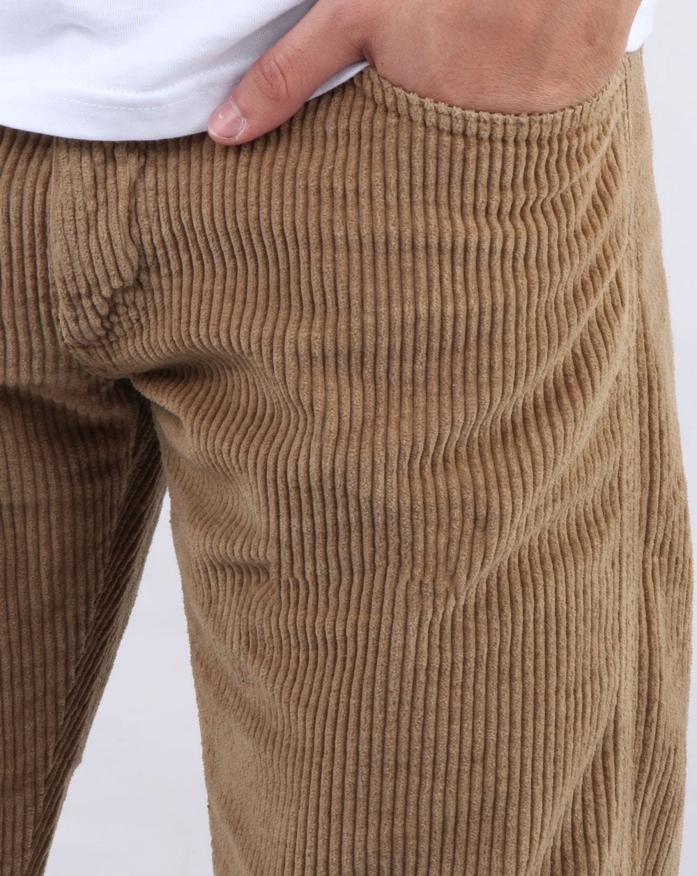 Lois Dallas Straight Jumbo Cordhose in dunklem Sand