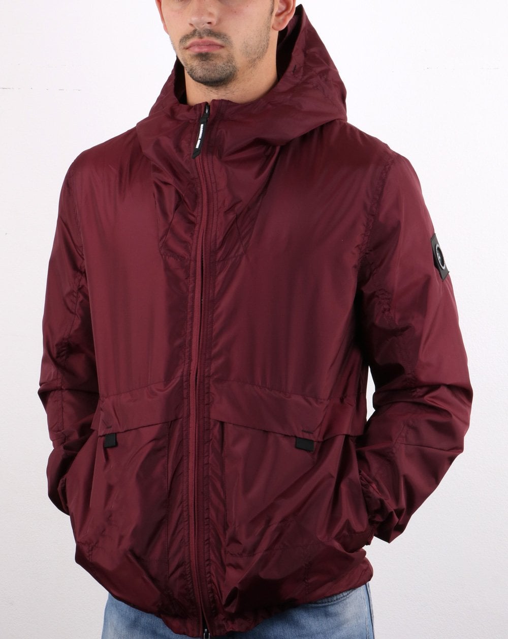 Marshall Artist Ripstop Windrunner Burgund