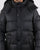 Marshall Artist Bubble Hooded Coat Black