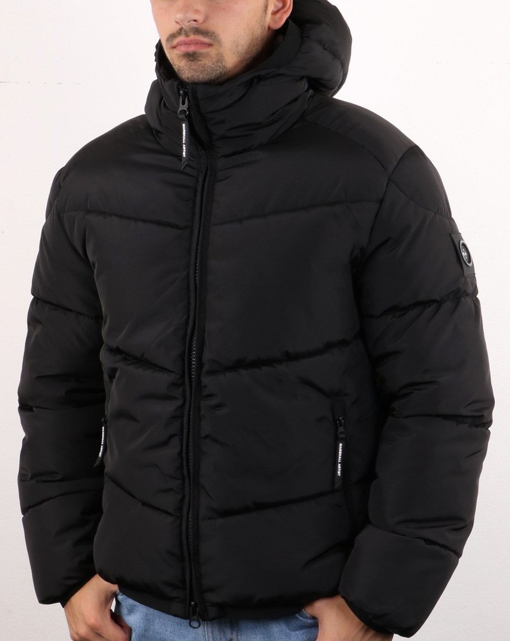 Marshall Artist Paninaro Bubble Jacke Schwarz
