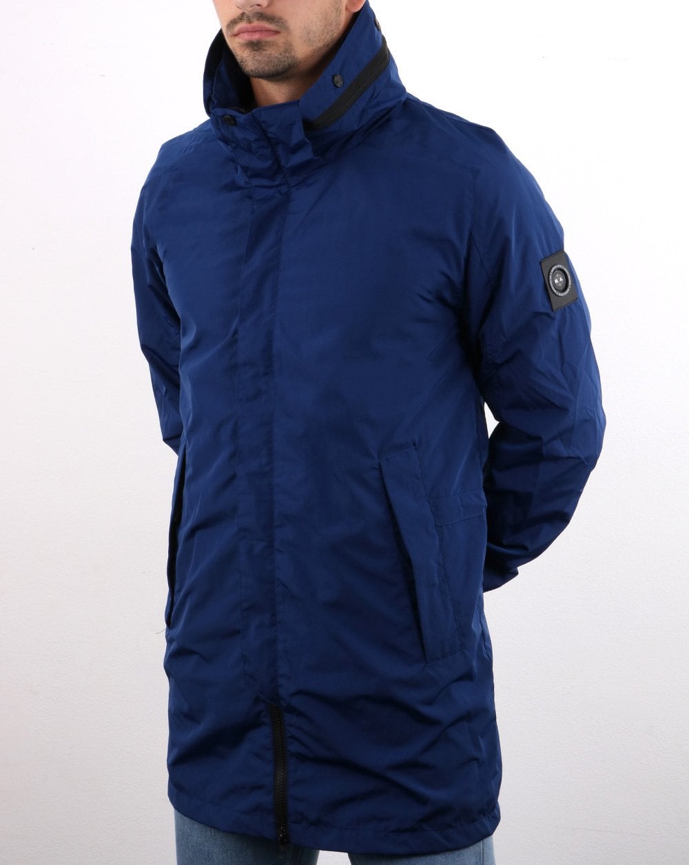 Marshall Artist – Schimmernder Parka mit Fischschwanz, Tinte