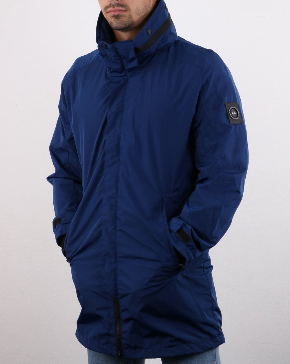 Marshall Artist – Schimmernder Parka mit Fischschwanz, Tinte